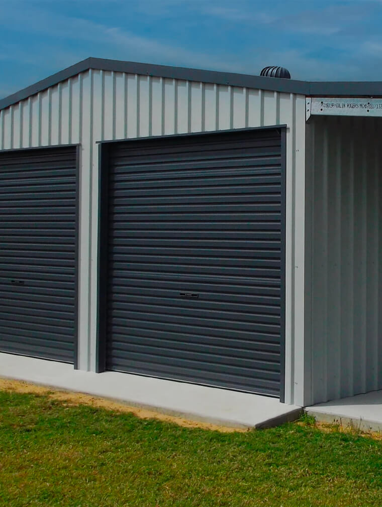 New backyard shed by McHugh Steel