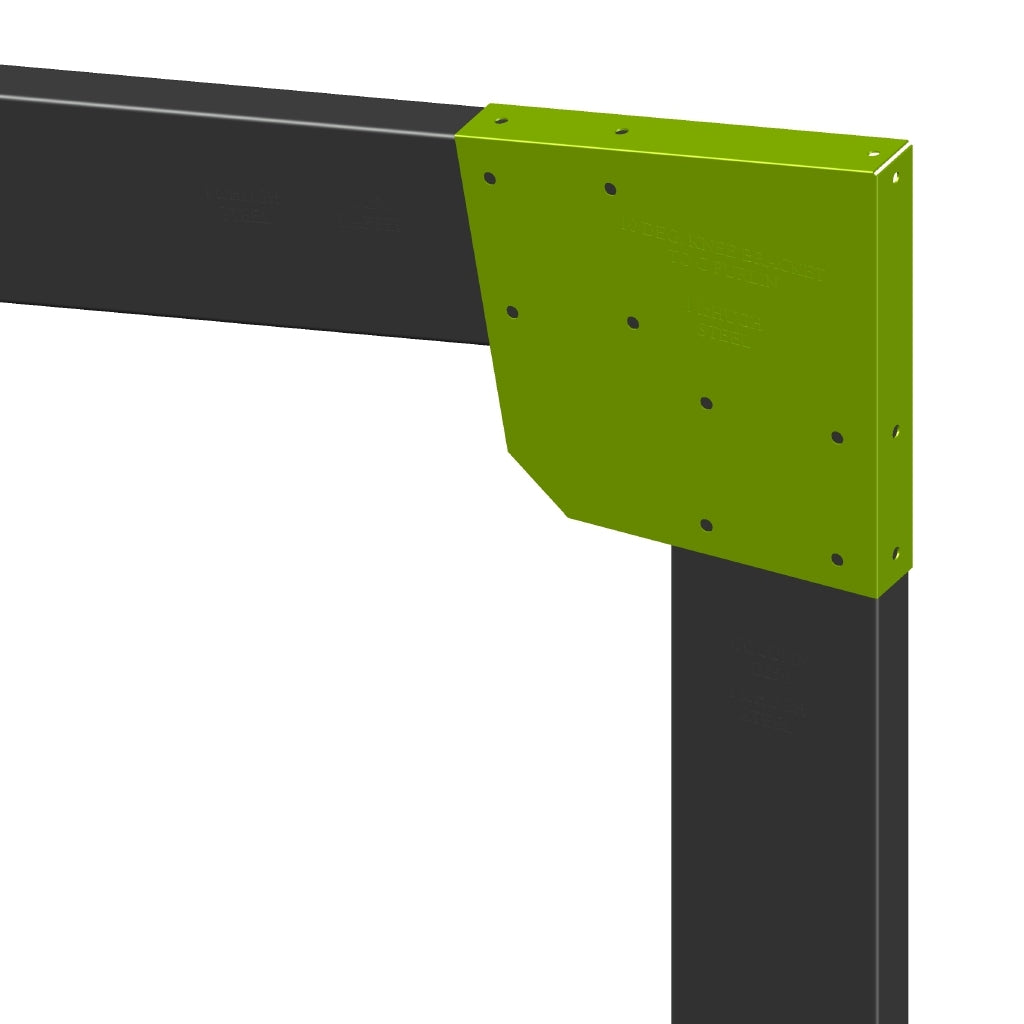 Knee Bracket Flat Roof C250 High Side 10 Degrees McHugh Store