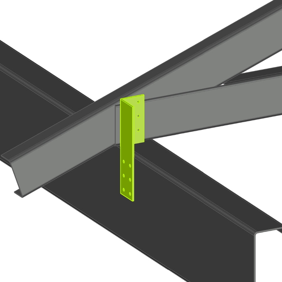 Notched Equal Angle 50x50x3 Left