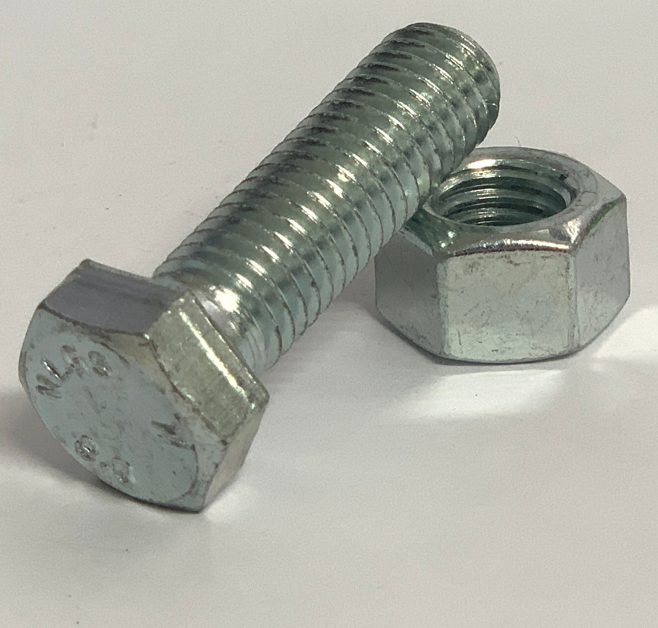 M12x40 GR8.8 Bolt & Nut Zinc
