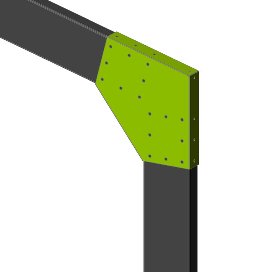 C300 X 15 Degree Shed Knee Bracket
