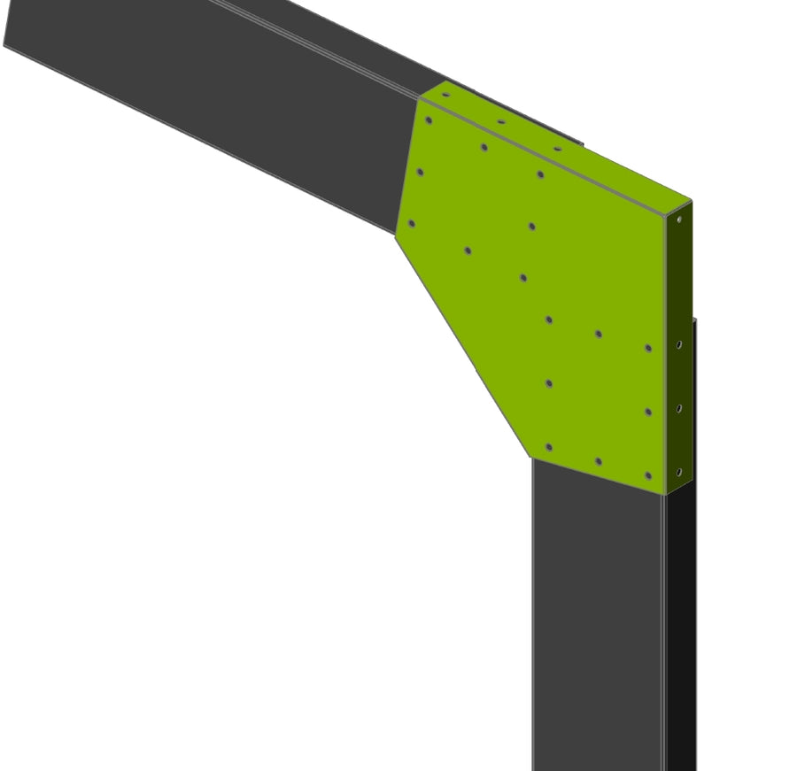 C350 X 10 Degree Shed Knee Bracket