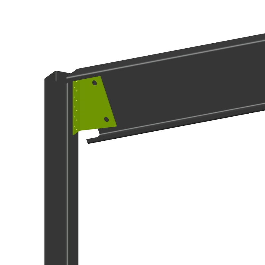 C200-20 Degree Flat Roof Carport Rafter Bracket