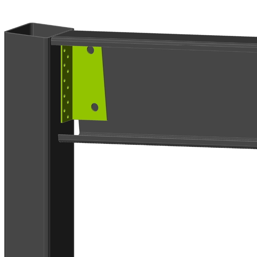 C200-5 Degree Flat Roof Carport Rafter Bracket