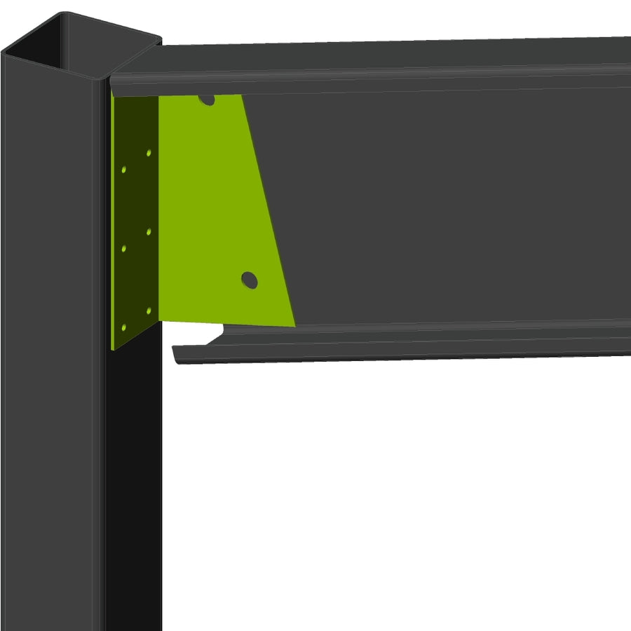 C250-15 Degree Flat Roof Carport Rafter Bracket